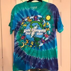 2021 Dead and Company Concert Tie Dye Tee